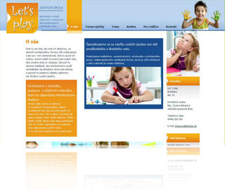 Web a e-shop od CMS Webaster - Jazyková škola Letsplay