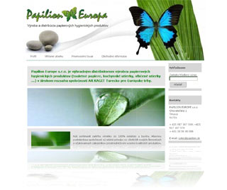 Web a e-shop od CMS Webaster - Papilion Europa