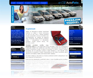 Web a e-shop od CMS Webaster - Auto Fato