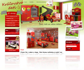 Web a e-shop od CMS Webaster - E-shop Kralovstvodeti.sk