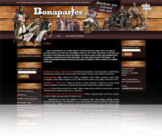 Web a e-shop od CMS Webaster - E-shop Bonapartes.sk